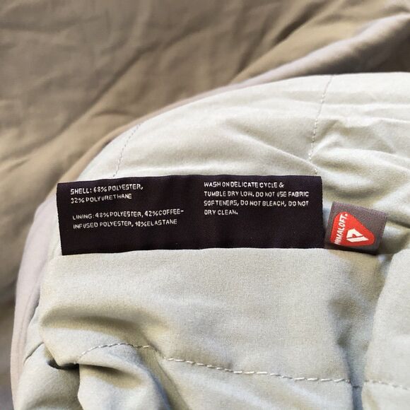 Ministry of Supply Aurora Insulated Full Zip Hood Jacket Green Gray Men Large - Picture 8 of 12